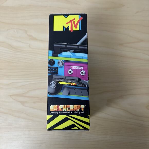 MTV Cassette Brick Building Set (80 Pcs) Brickcraft 2023 NIB - Picture 2 of 7